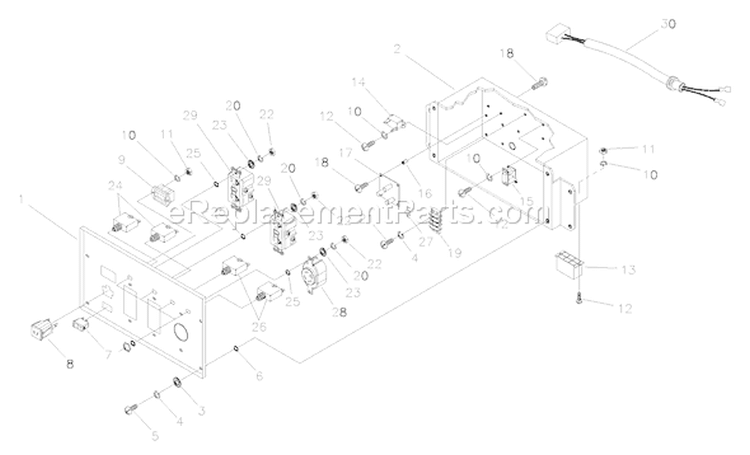 Page B Diagram and Parts List for 1935-0  Briggs and Stratton Generator